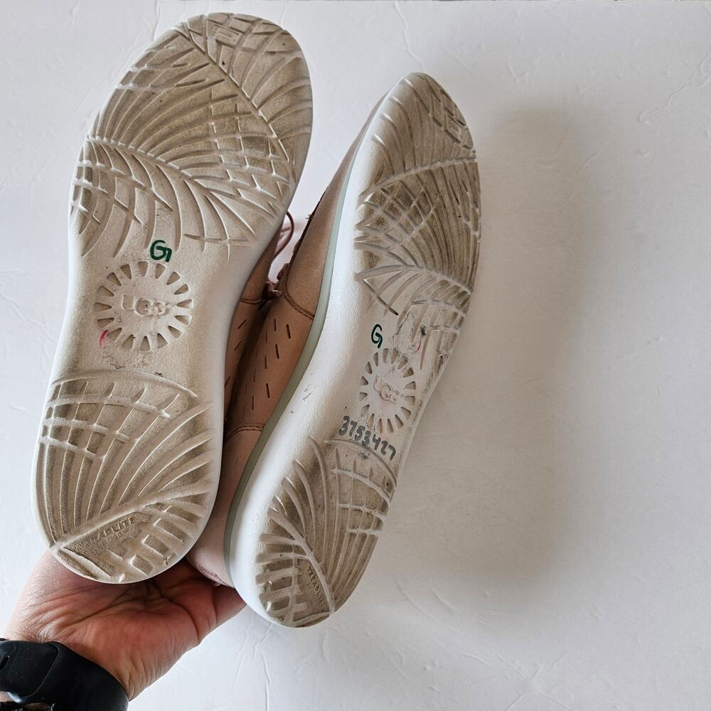 Ugg Islay Leather Bootie Sneakers Quartz Pink Women's 10‎ UK 8.5 EU 41 - Picture 8 of 10
